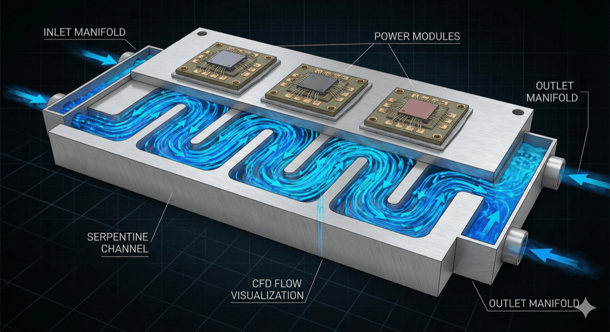 How to Design a Cold Plate for Liquid Cooling Systems