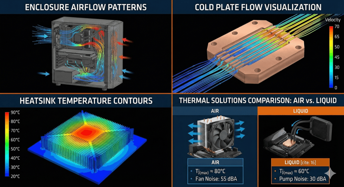 CFD simulation applications in power electronics