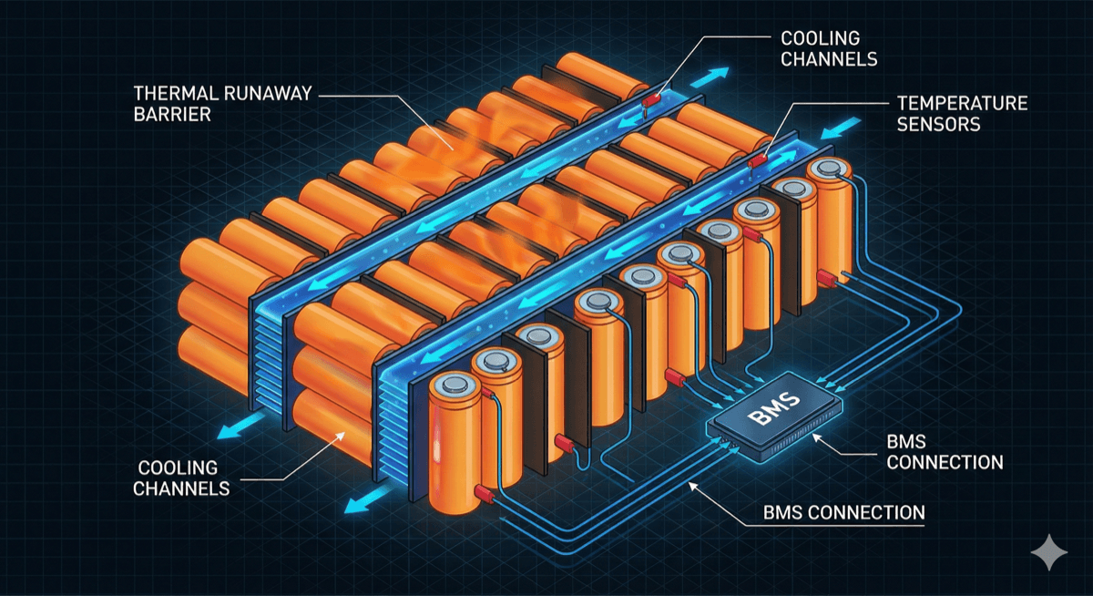 How to Prevent Thermal Runaway in Battery Pack Design